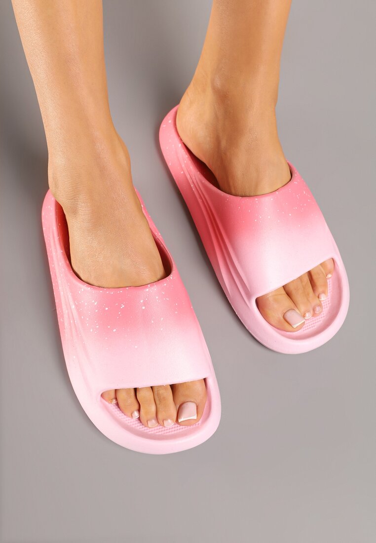 Papuci Roz cu fucsia