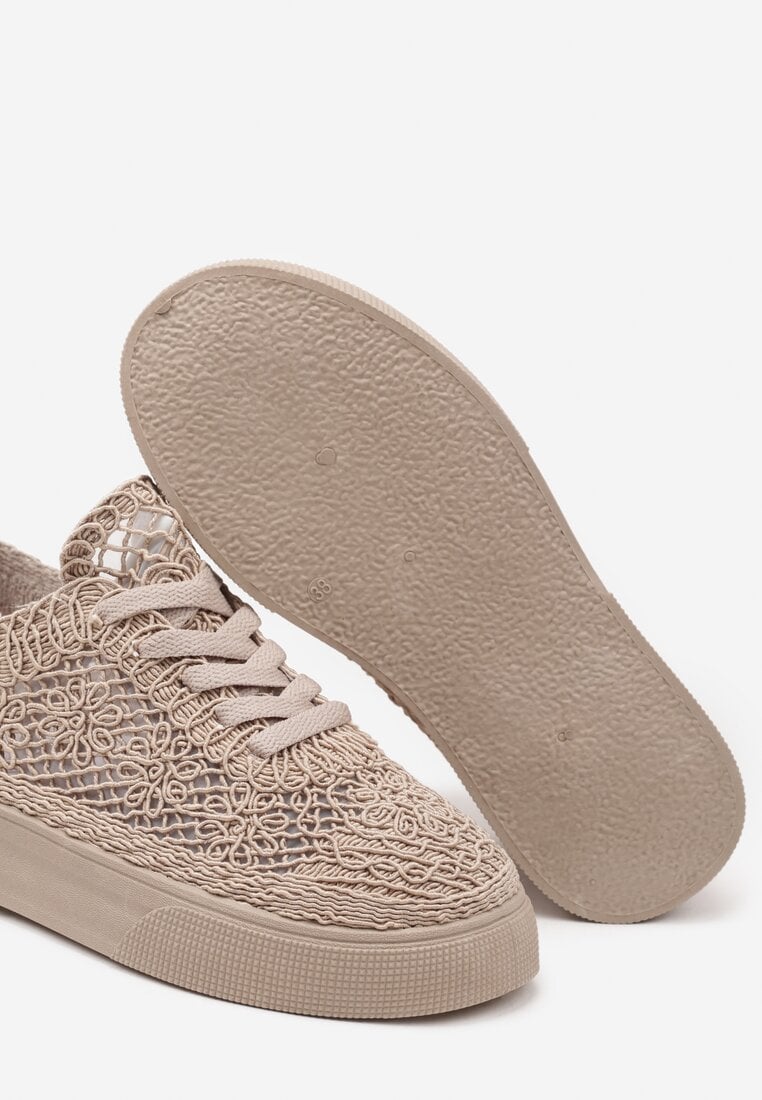 Sneakers Bej închis