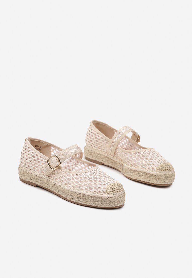 Espadrile Bej