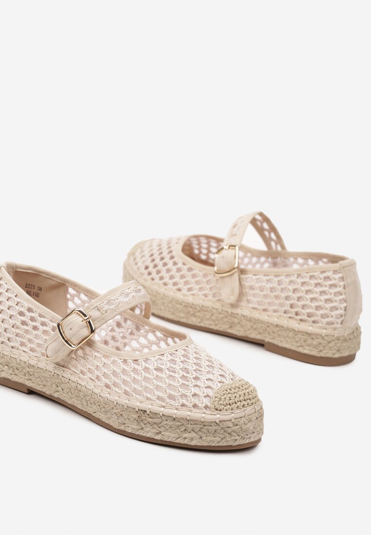 Espadrile Bej