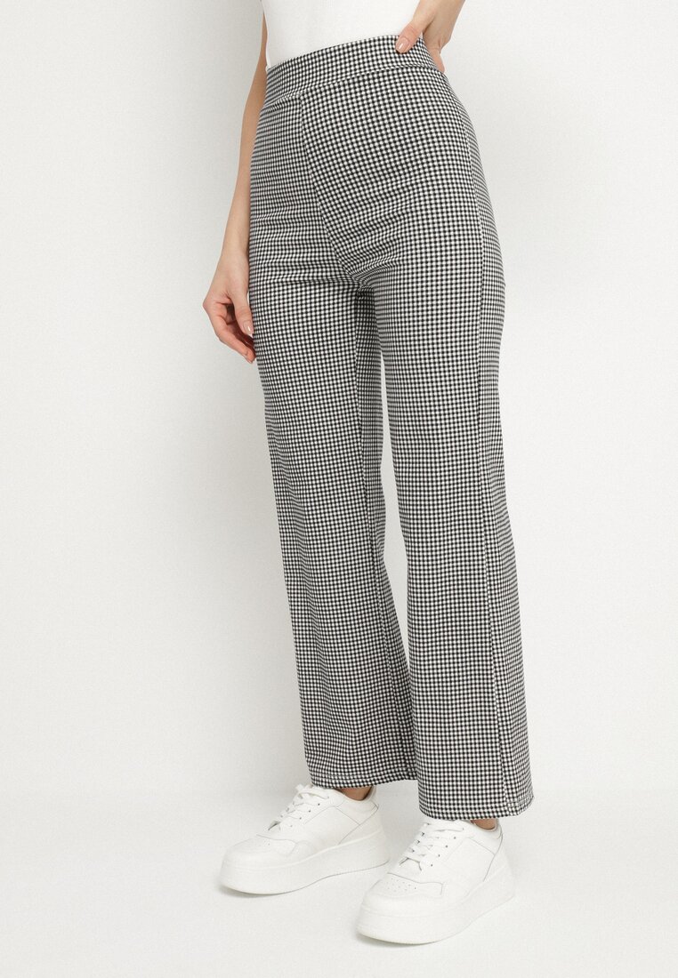 Pantaloni Negru cu alb