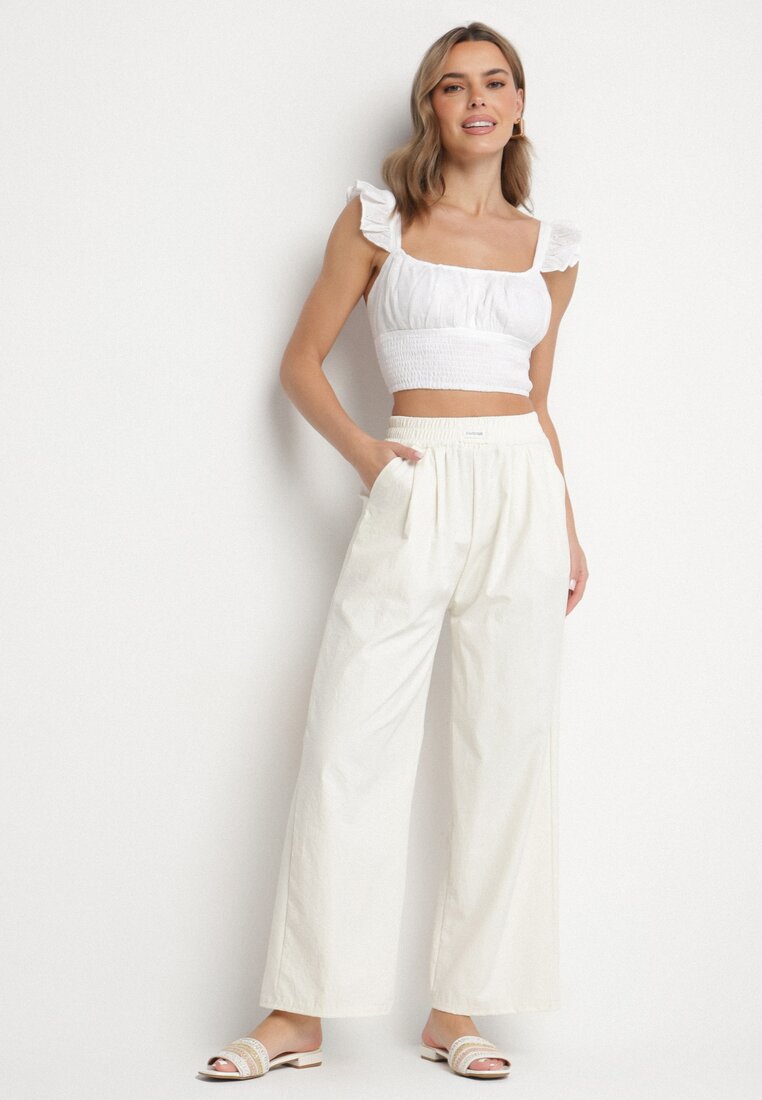 Pantaloni Bej deschis