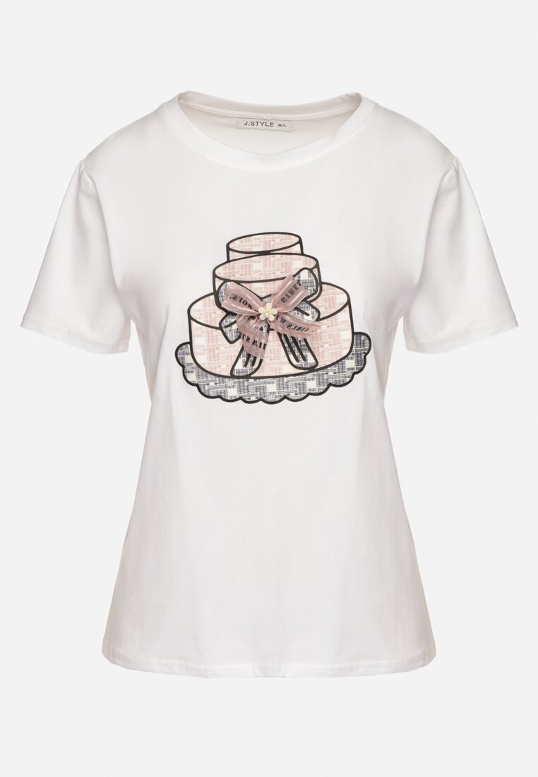 T-shirt Alb