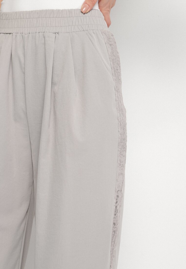 Pantaloni Gri deschis