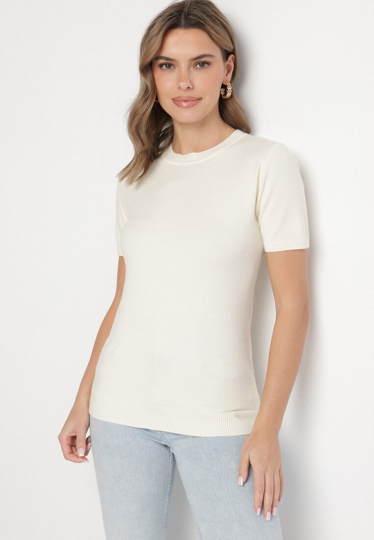 T-shirt Bej deschis