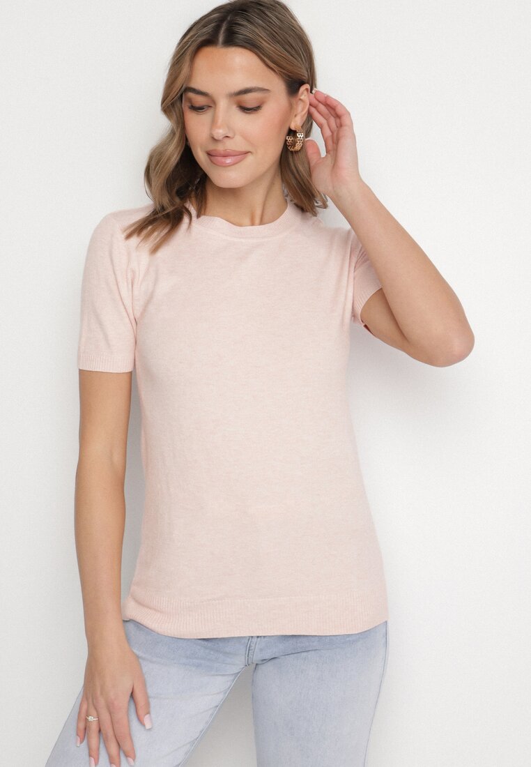 T-shirt Roz deschis