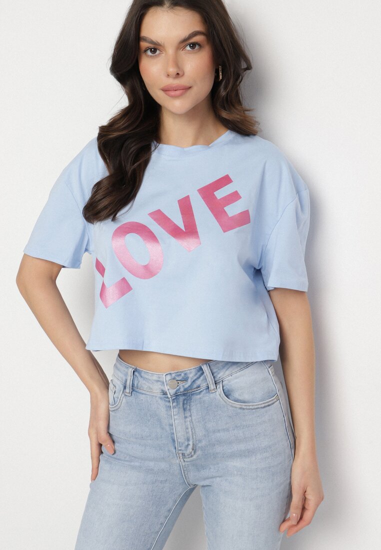 T-shirt Albastru