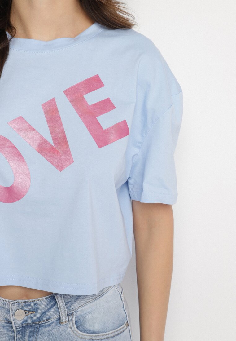 T-shirt Albastru