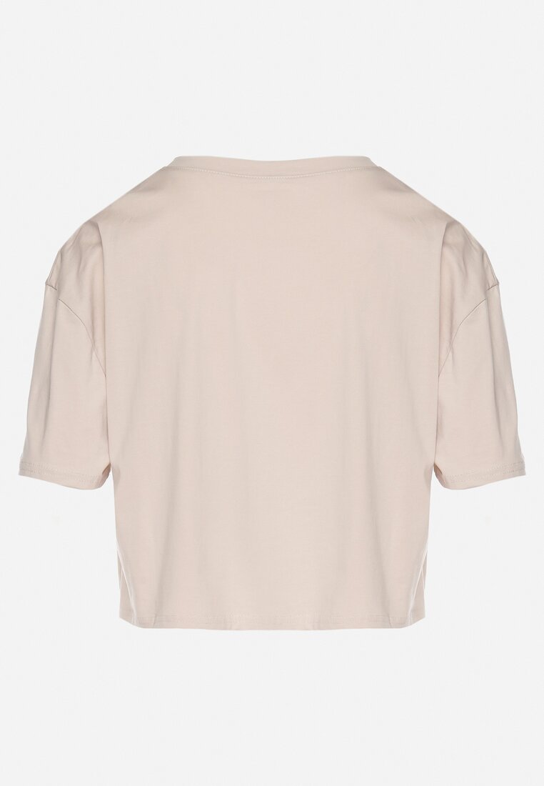 T-shirt Bej închis