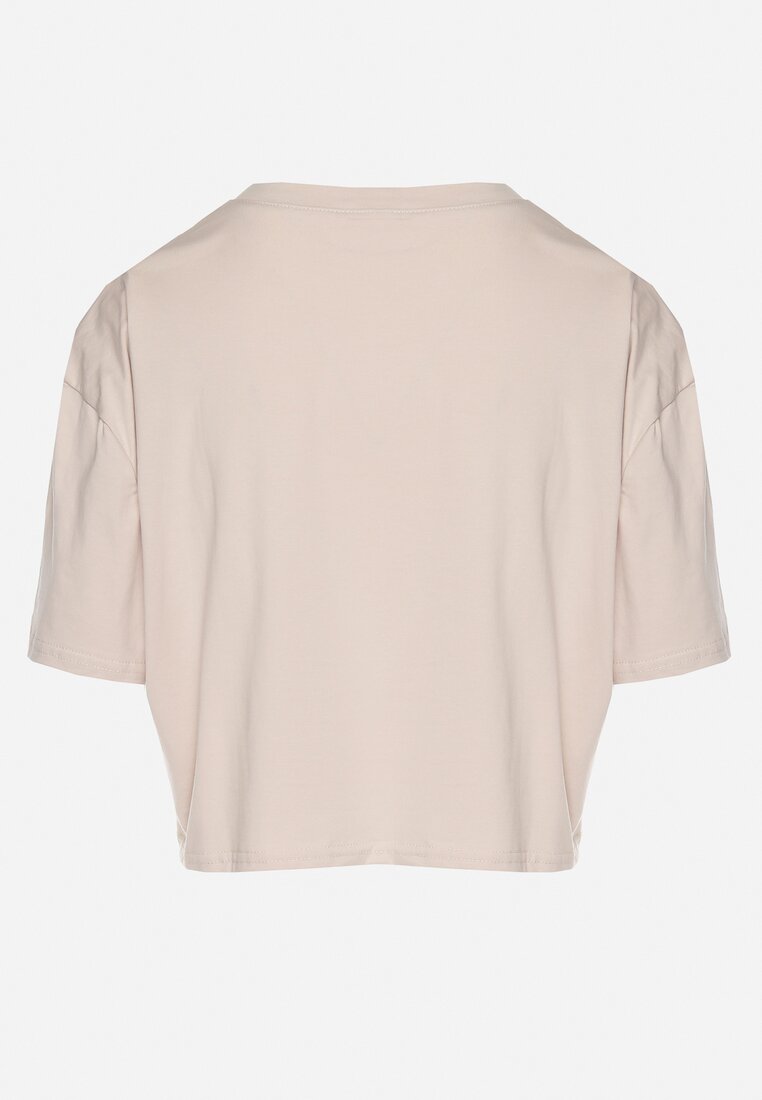 T-shirt Bej închis