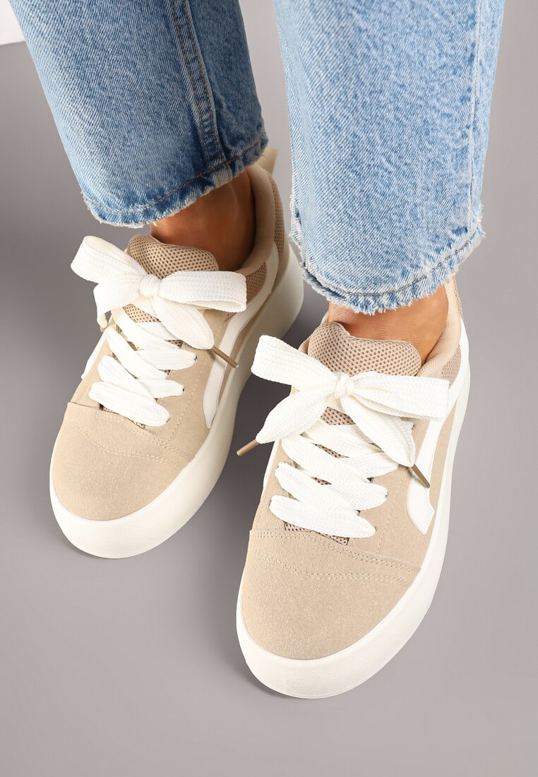Sneakers Bej închis