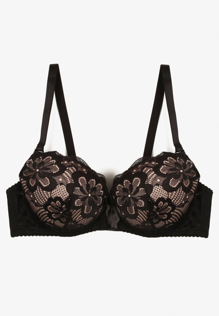 Sutien Negru cu bej