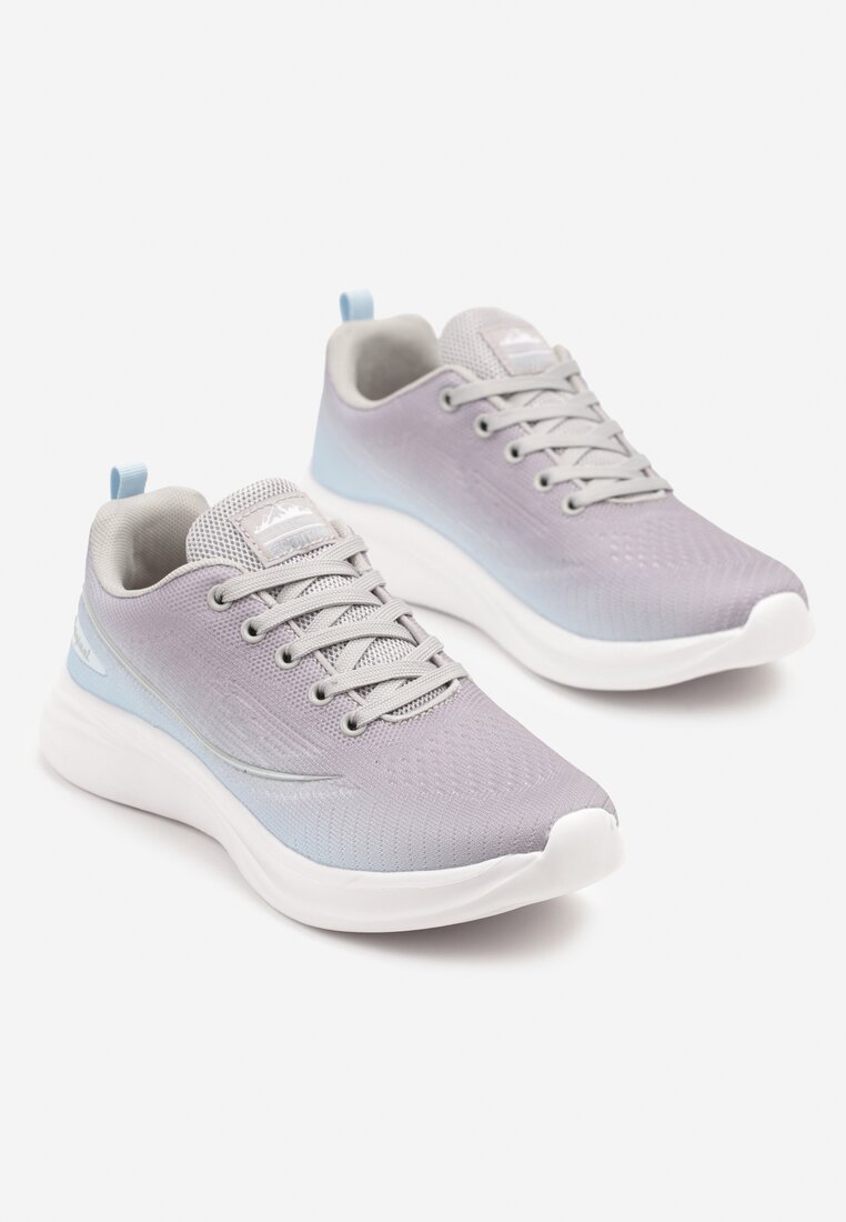 Pantofi sport Gri cu albastru