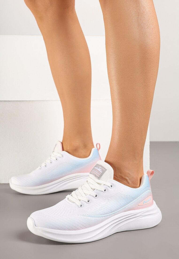 Pantofi sport Alb cu albastru