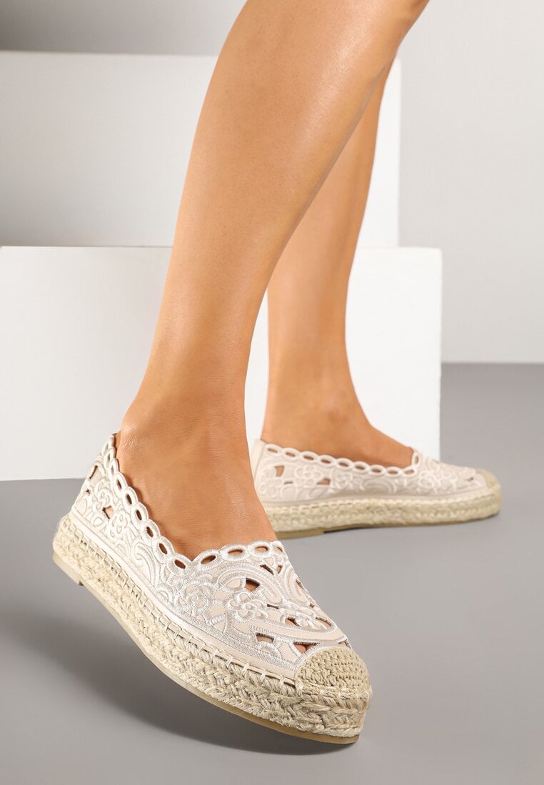 Espadrile Bej