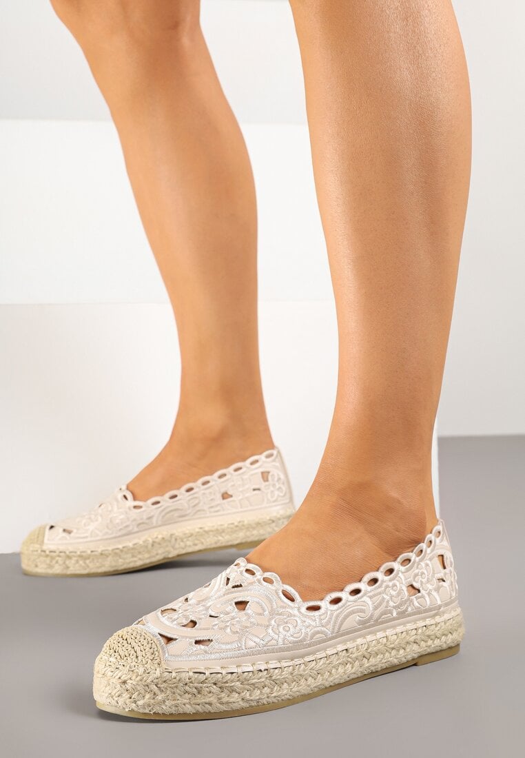 Espadrile Bej