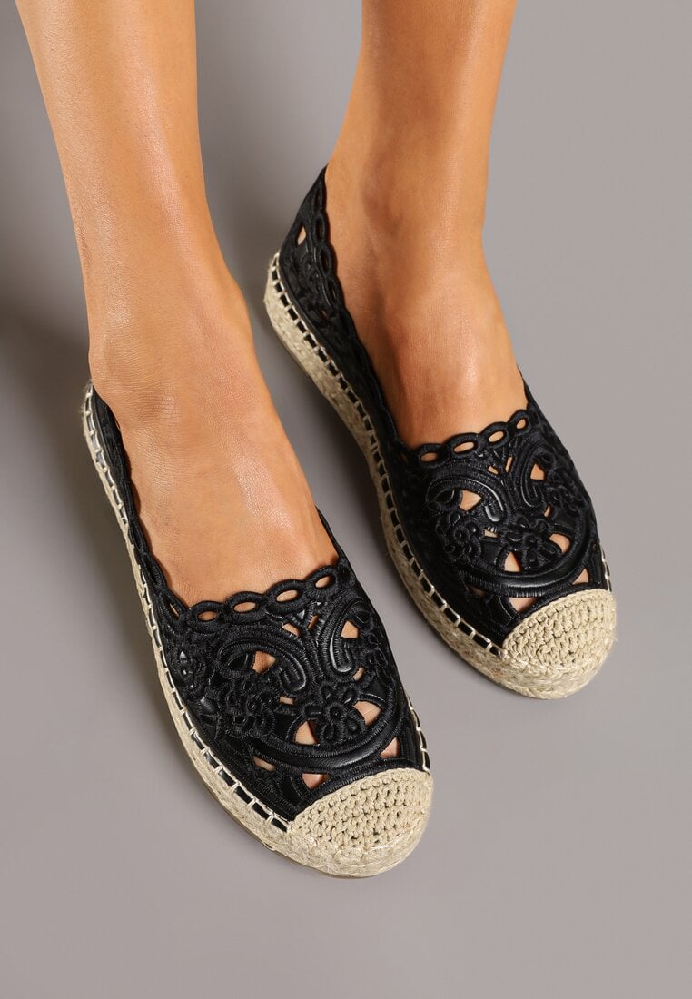 Fekete Espadrilles