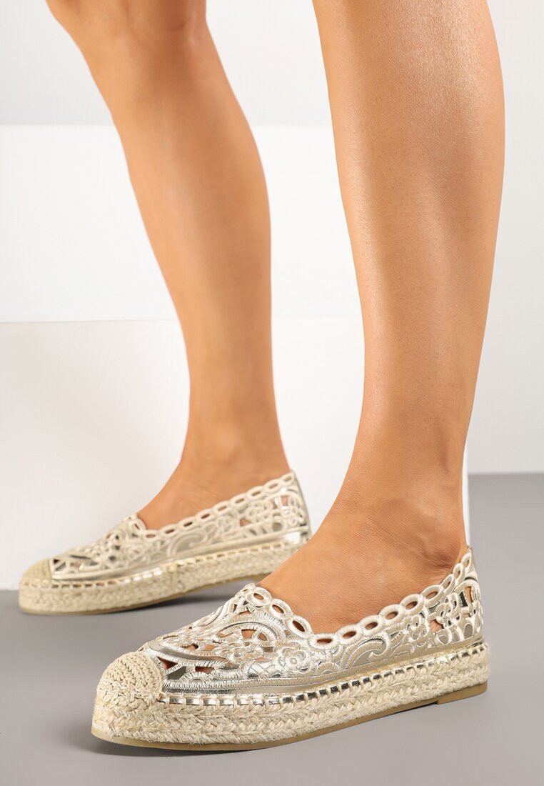 Espadrile Aurii