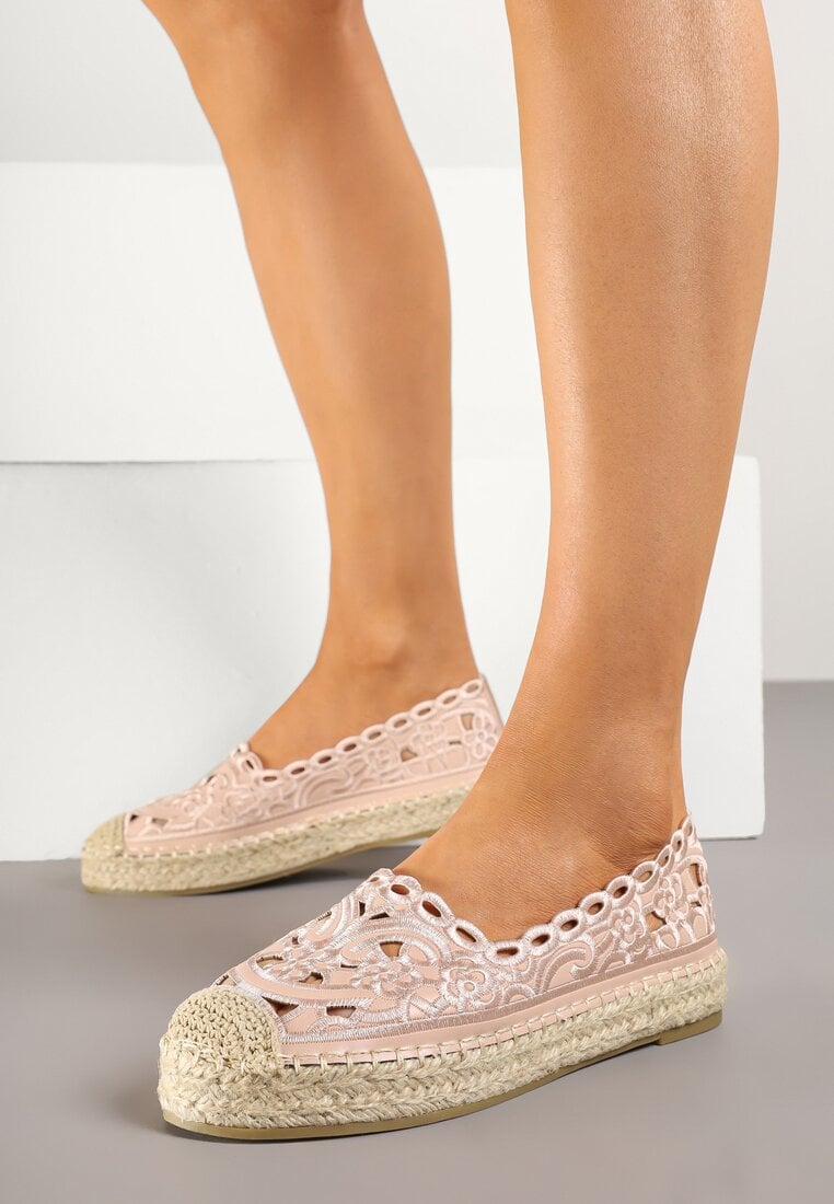 Rózsaszín Espadrilles