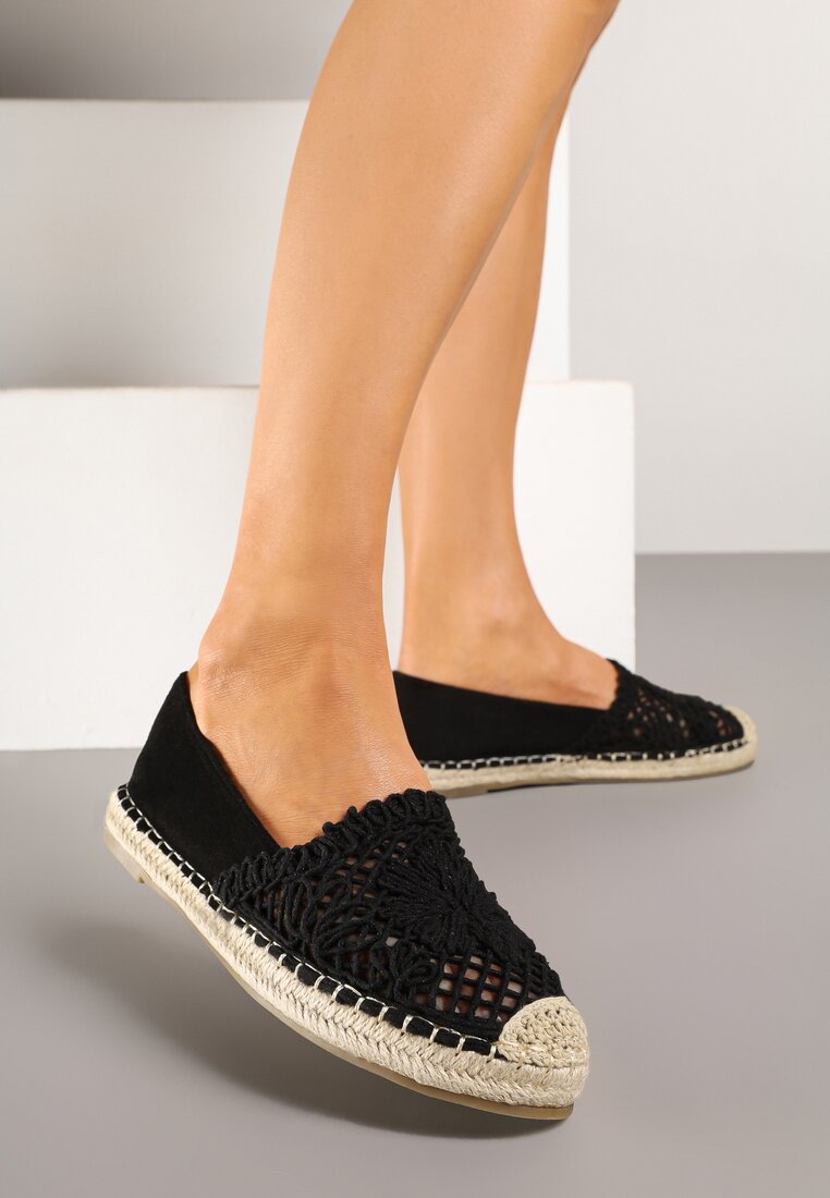 Fekete Espadrilles