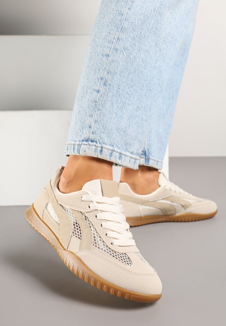 Sneakers Bej închis