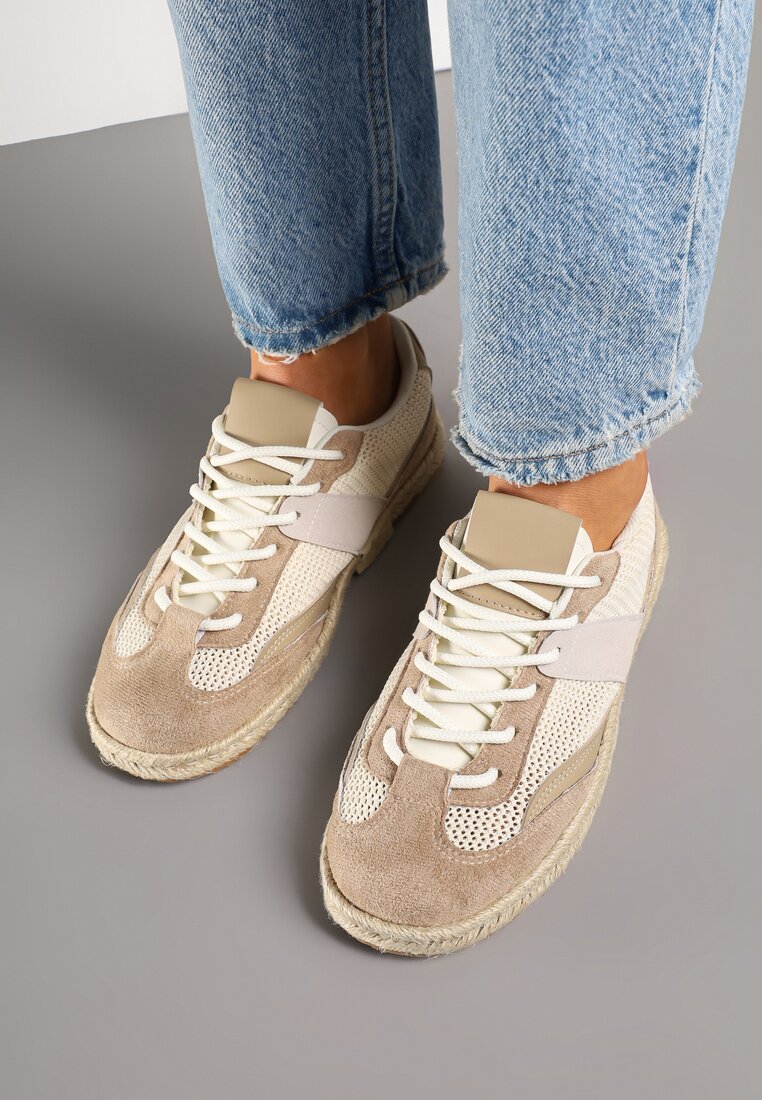 Sneakers Bej închis