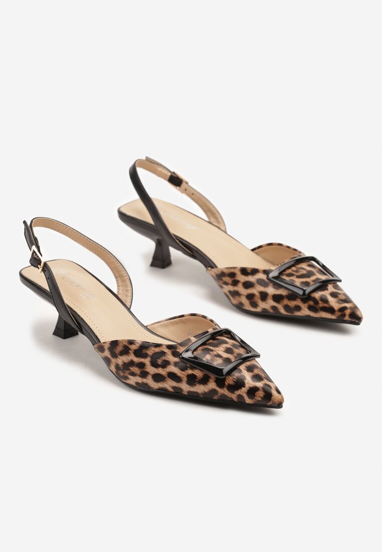 Sandale Imprimeu leopard