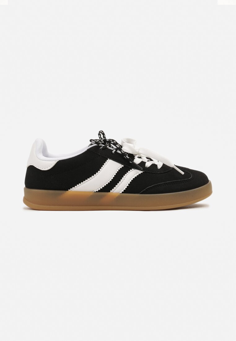 Sneakers Negru cu alb