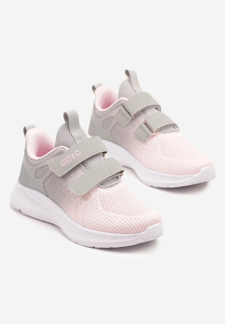 Pantofi sport Gri cu roz