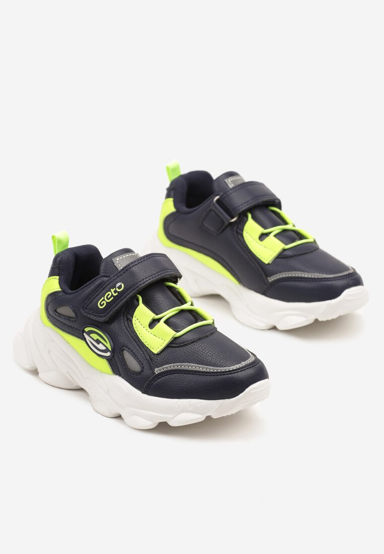 Pantofi sport Albastru cu verde
