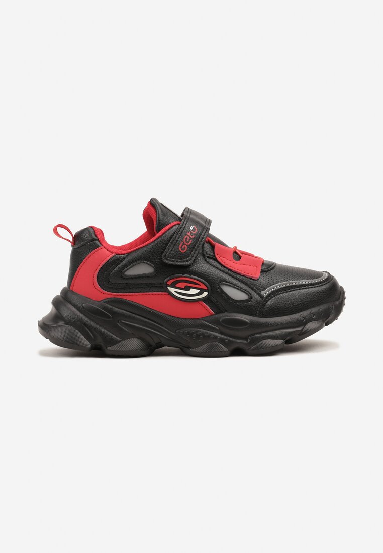 Pantofi sport Negru cu roșu