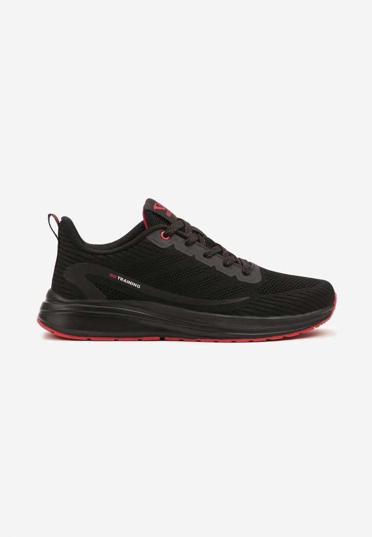 Pantofi sport Negru cu roșu