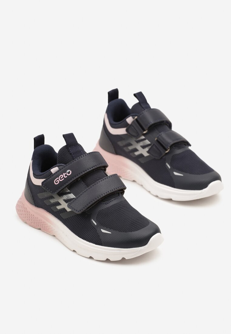 Pantofi sport Albastru cu roz