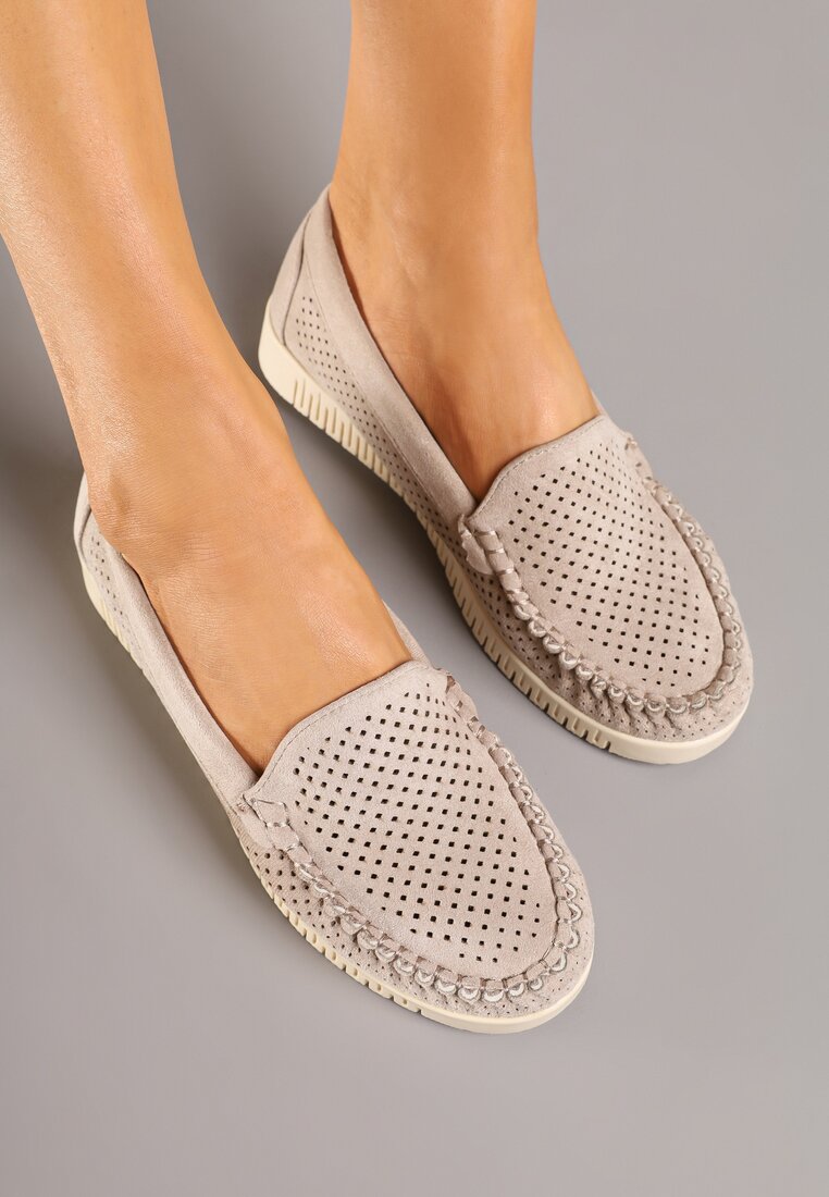 Mocasini Bej