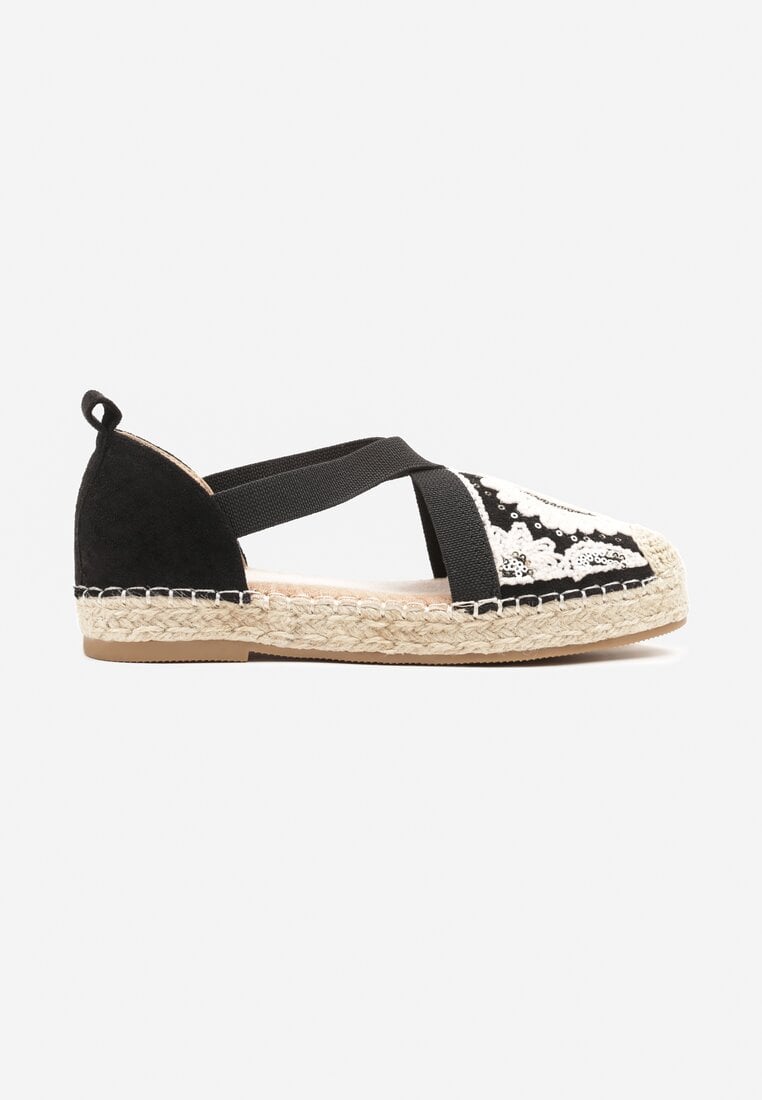 Fekete Espadrilles