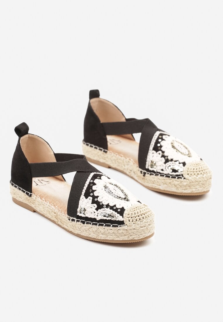 Fekete Espadrilles