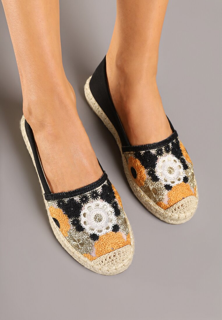 Fekete Espadrilles