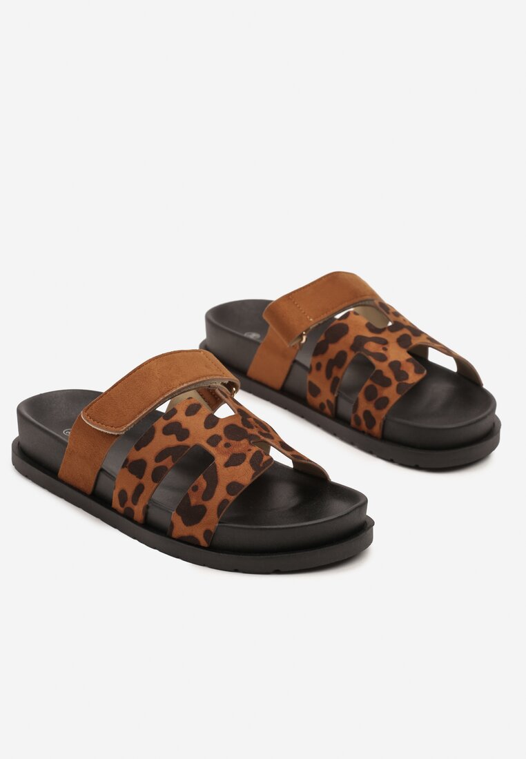 Leopárd mintásak Papucs