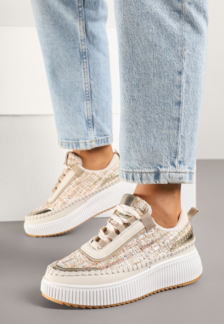 Sneakers Bej închis