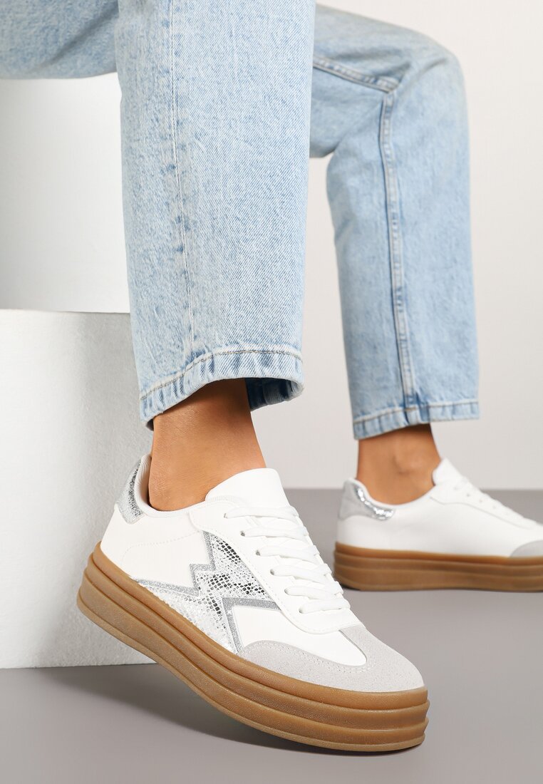 Sneakers Argintii