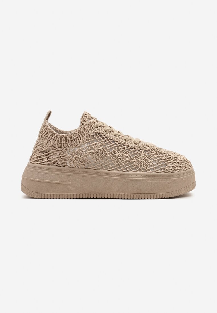 Sneakers Bej închis