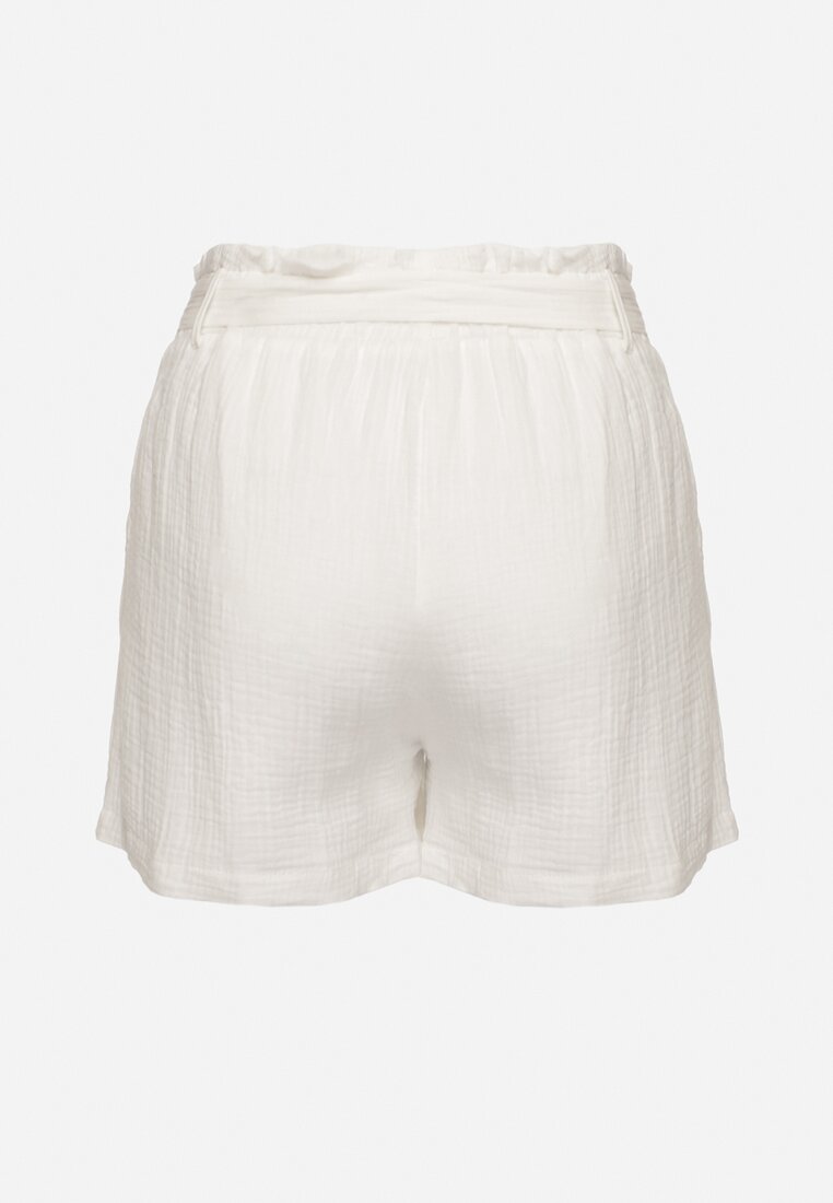 Pantaloni scurți Albi
