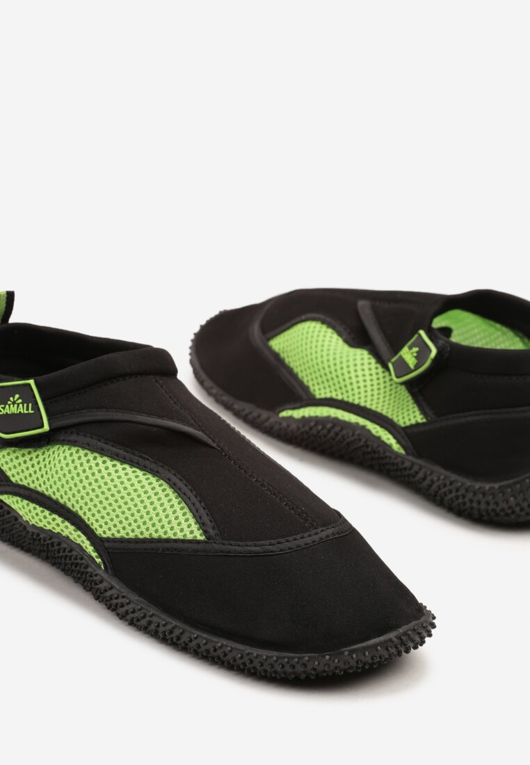 Pantofi sport Negru cu verde