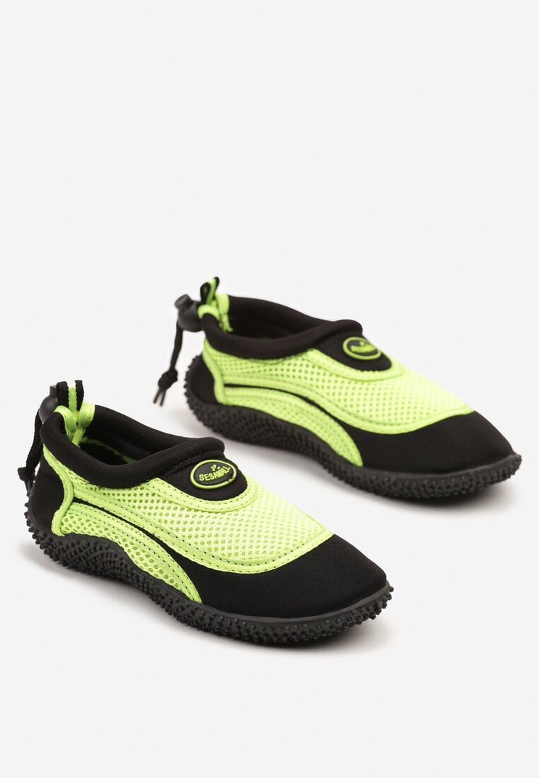 Pantofi sport Negru cu verde