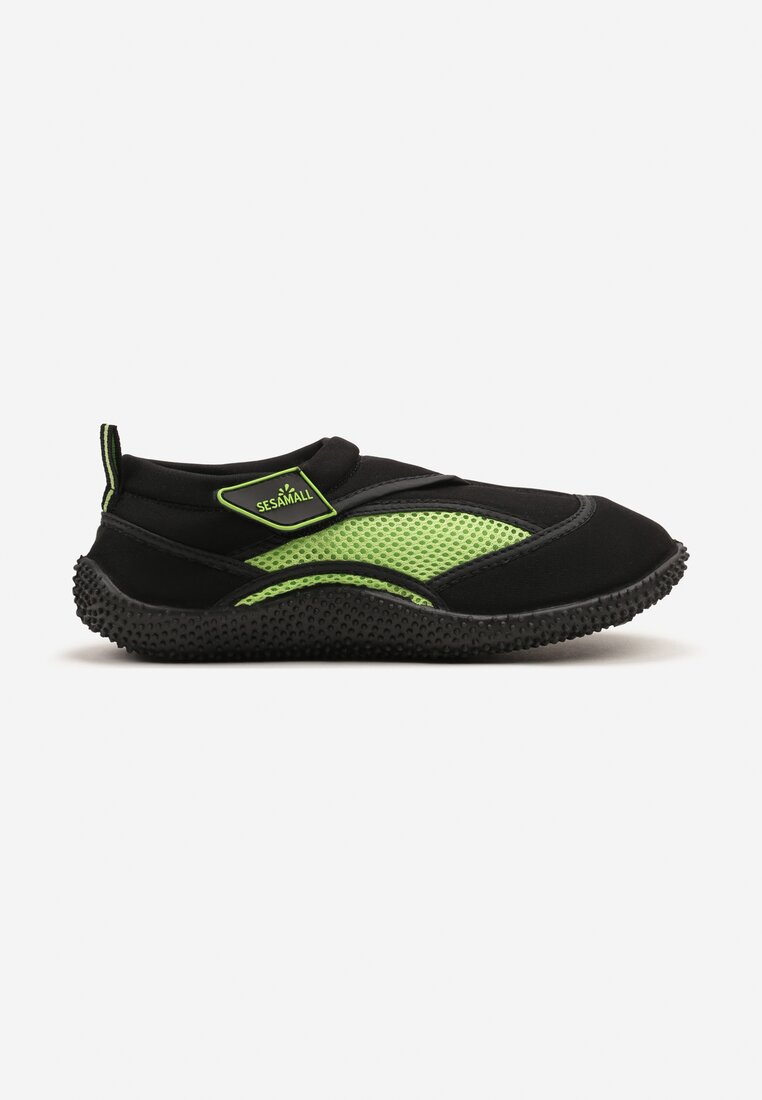 Pantofi sport Negru cu verde