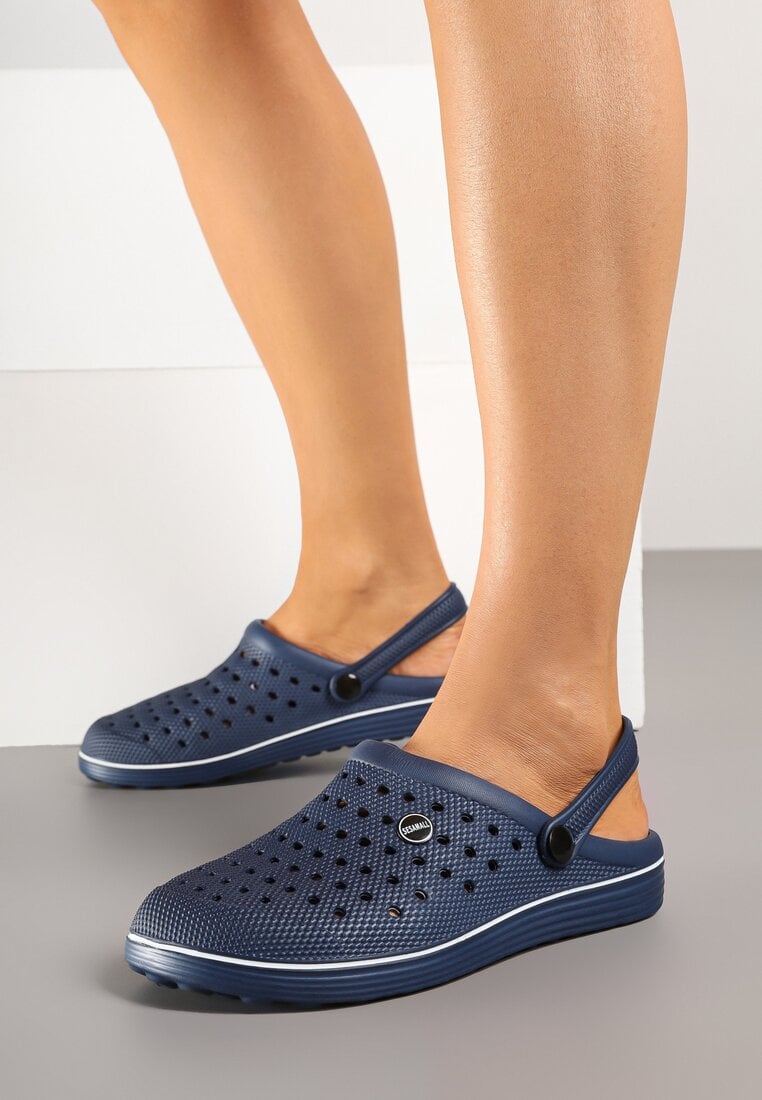 Papuci Bleumarin