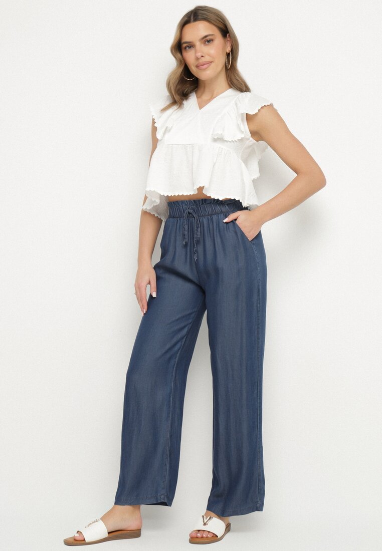 Pantaloni Bleumarin