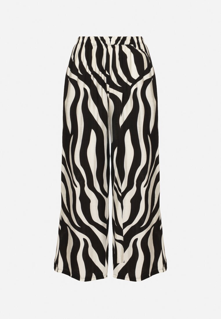 Pantaloni Negru cu alb