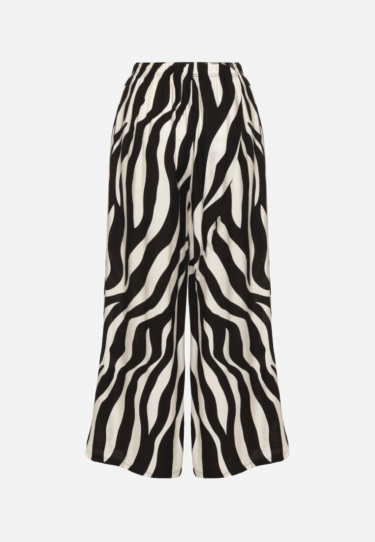 Pantaloni Negru cu alb