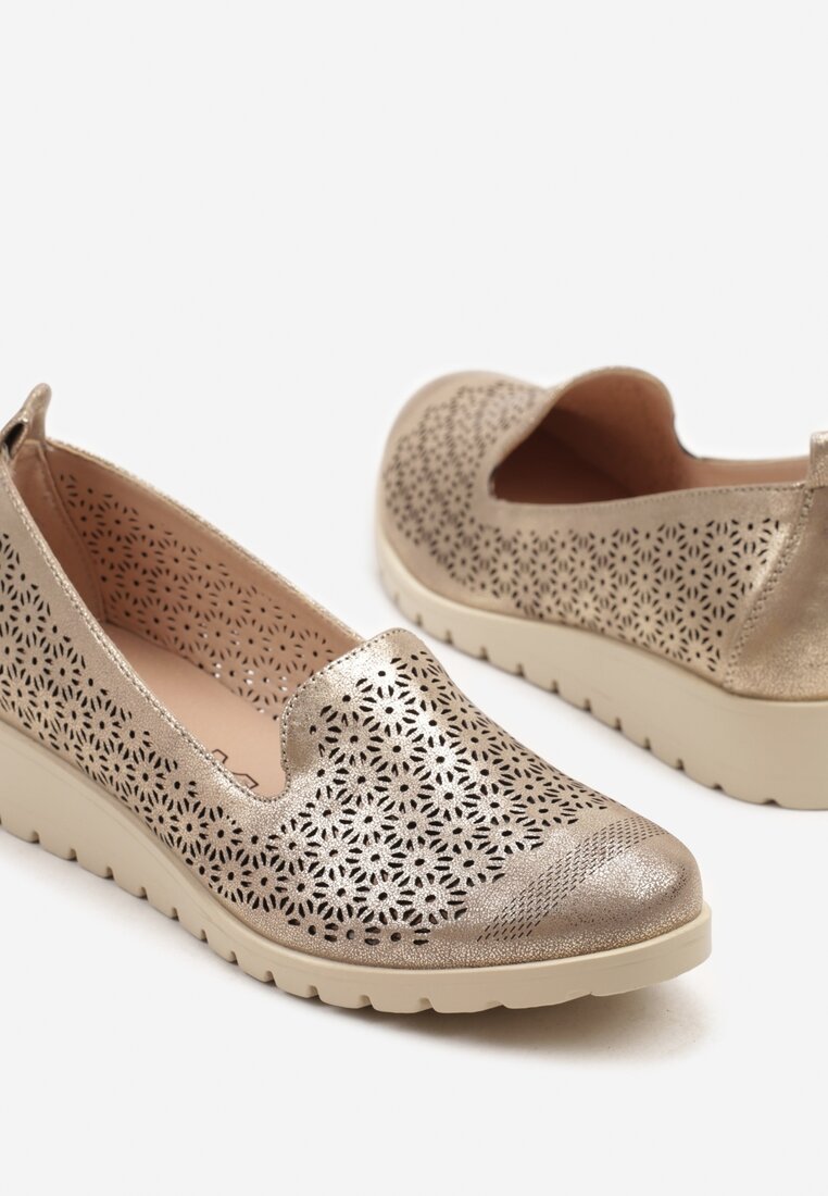 Pantofi casual Aurii